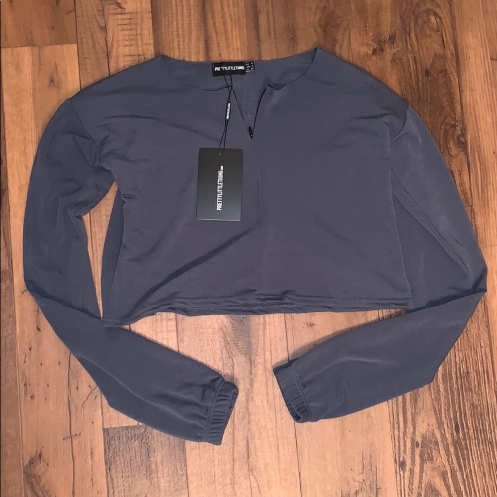 Pretty little thing cropped sweatshirt